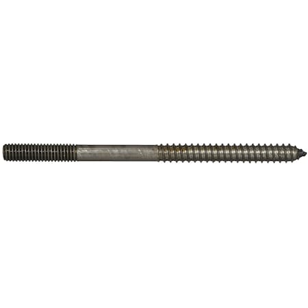 Midwest Fastener 3/8 in Thread to 3/8"-16 Thread, 10 PK Steel, Plain Finish 68446